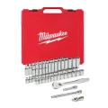 MILWAUKEE 4932464946 - Zestaw nasadek calowych-metrycznych 3/8" 56 cz