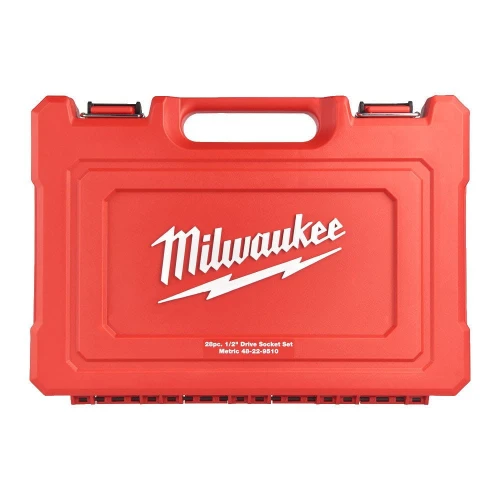 MILWAUKEE 4932471864 - Zestaw nasadek metrycznych 1/2" 28 cz