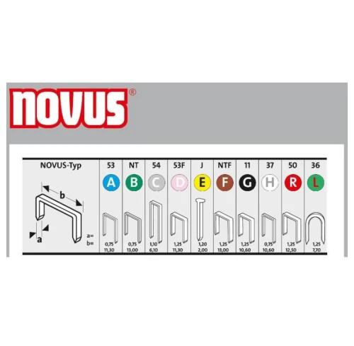 Novus NV042-0802 - Zszywki typ C 4/18 - 1000 szt