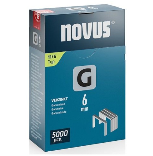 Novus NV042-0765 - Zszywki typ G 11/6  - 5000 szt