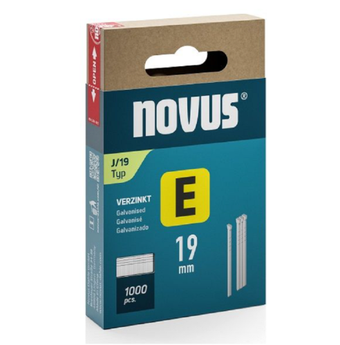 Novus NV044-0090 - Sztyfty typ E J/19 - 1000 szt