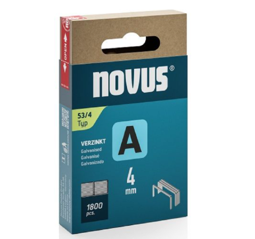Novus NV042-0772 - Zszywki typ A 53/4 - 1800 szt