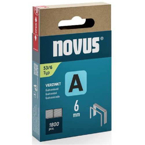 Novus NV042-0773 - Zszywki typ A 53/6 - 1800 szt