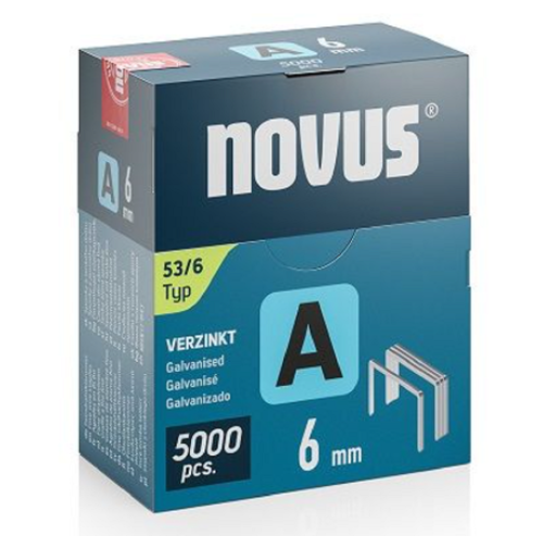 Novus NV042-0761 - Zszywki typ A 53/6 - 5000 szt