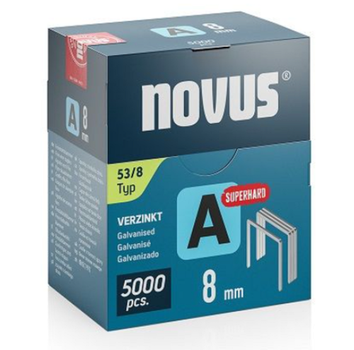 Novus NV042-0762 - Zszywki typ A 53/8  super twarde - 5000 szt