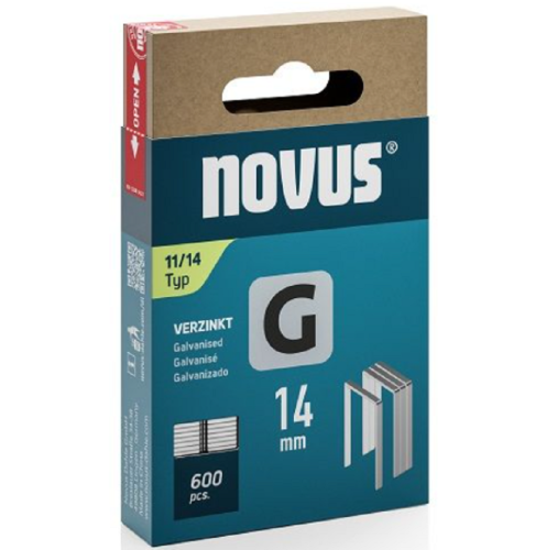 Novus NV042-0799 - Zszywki typ G 11/14 - 600 szt.