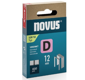 Novus NV042-0791 - Zszywki typ D 53 F/12 - 600 szt