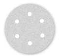 Menzer - Papier ścierny WHITE fi 225 z 6 otworami do szlifierek do gipsu LHS/TBS 225 PRO - 25 szt