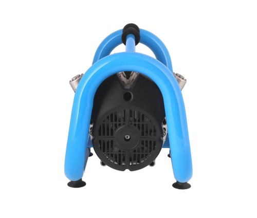 AirPress LMO 5-240 - Wyciszony mały kompresor bezolejowy dwutłokowy 5 L