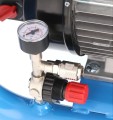 AirPress LMO 5-240 - Wyciszony mały kompresor bezolejowy dwutłokowy 5 L