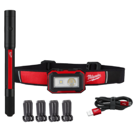 MILWAUKEE 4933492104 - Latarka czołowa IR HL + latarka długopisowa IR PL