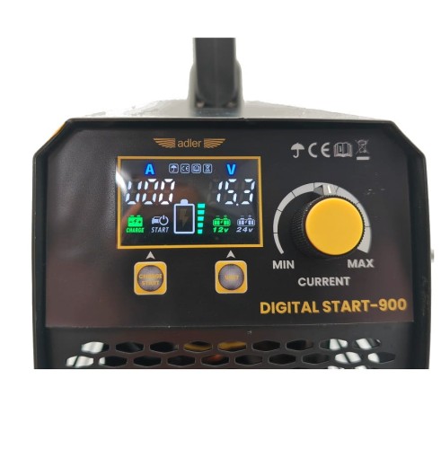 Adler START-900 Digital - Inwertorowy prostownik z rozruchem 12-24 V