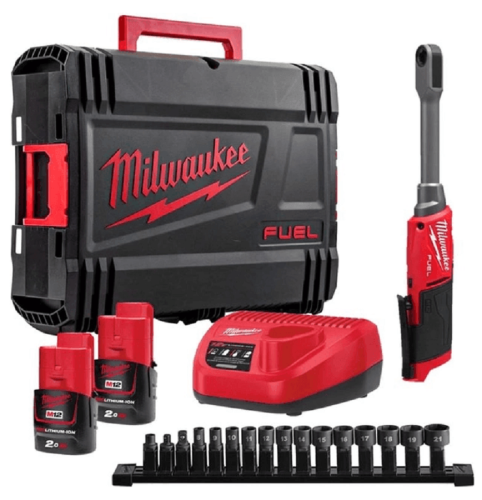 Milwaukee M12 FPTR-202X - Akumulatorowa grzechotka przelotowa 3/8˝ i 1/4˝