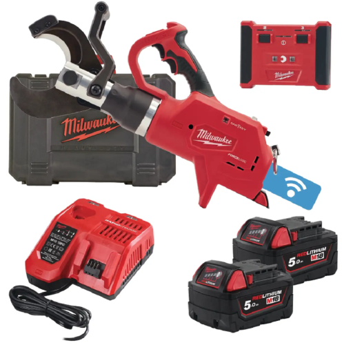 Milwaukee M18 HCC75R-502C - Akumulatorowy obcinak hydrauliczny zdalnie sterowany 18 V