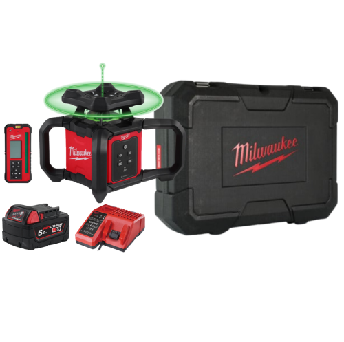 Milwaukee M18 RLOHVG300-501C - Niwelator laserowy 300 m / 18 V
