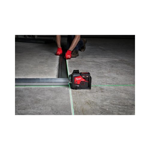 MILWAUKEE  M12 3PL-401C -Laser 3-płaszczyznowy 360° akumulatorowy zielona wiązka