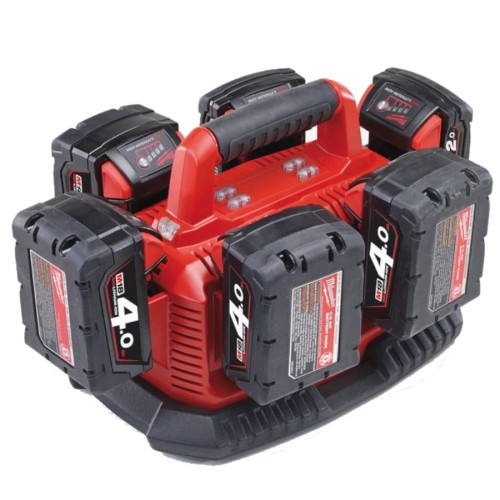 Milwaukee M14-186C - Ładowarka multinapięciowa z 6 portami