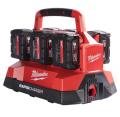 Milwaukee M18 PC6 - Szybka ładowarka 6-portowa 18 V