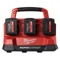 Milwaukee M18 PC6 - Szybka ładowarka 6-portowa 18 V