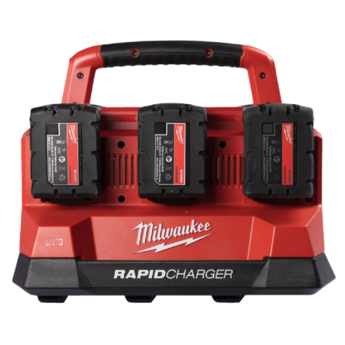 Milwaukee M18 PC6 - Szybka ładowarka 6-portowa 18 V