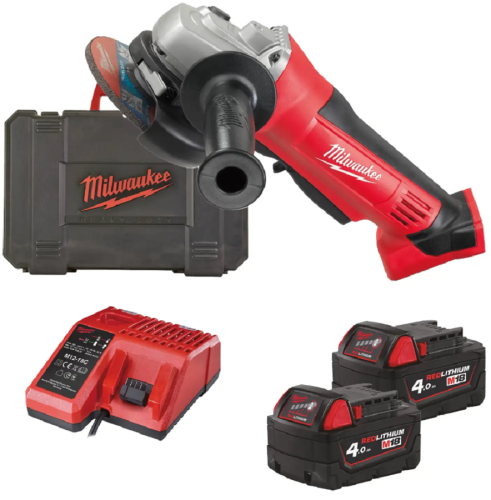 MILWAUKEE HD18 AG-115-402C - Akumulatorowa szlifierka kątowa 115 MM / 18 V