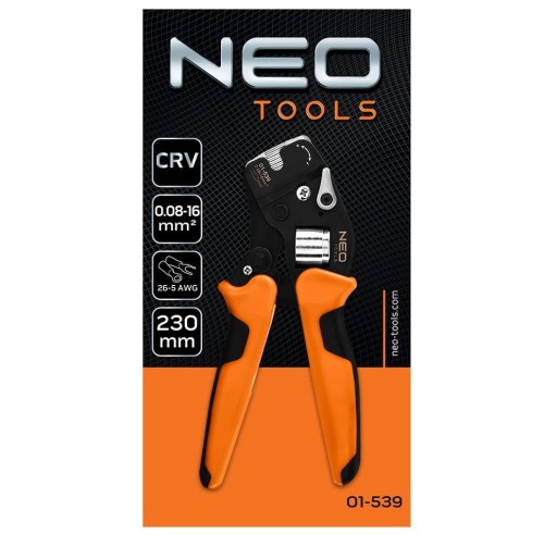 Neo Tools 01-539 - Szczypce do zaciskania końcówek tulejkowych