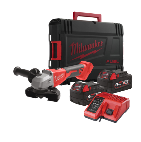 MILWAUKEE M18 BLSAG125X-402X - Akumulatorowa szlifierka kątowa 125 mm