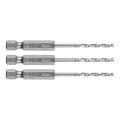 Graphite 54T700 - Wiertło do metalu 2 mm HEX - 3 szt