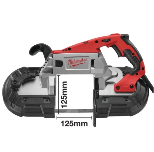 Milwaukee BS 125 - Sieciowa Pilarka taśmowa do głębokiego cięcia 125 x 125 mm