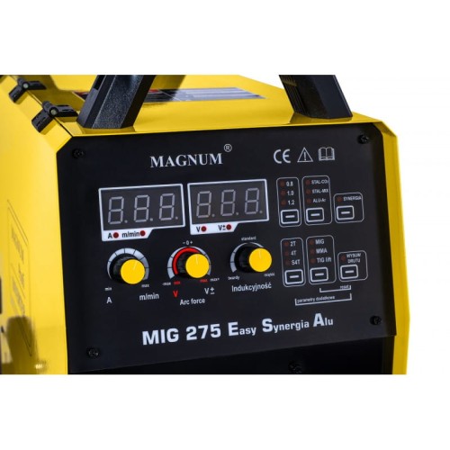 Magnum MIG 275 EASY SYNERGIA ALU - Spawarka inwertorowa z synergią