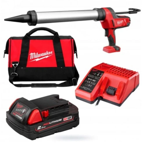 MILWAUKEE C18 PCG/600A-201B - Pistolet do kleju z pojemnikiem 600 ml