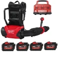 MILWAUKEE M18 F2BPB -124 - Akumulatorowa dmuchawa plecakowa na 4 akumulatory 18 V