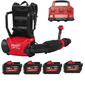 MILWAUKEE M18 F2BPB -124 - Akumulatorowa dmuchawa plecakowa na 4 akumulatory 18 V