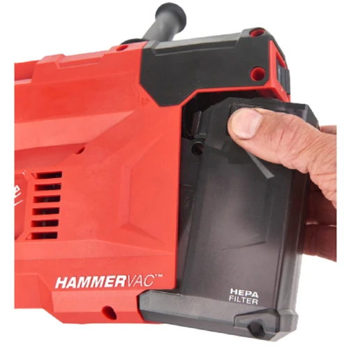 Milwaukee M12 UDEL-201B - Akumulatorowy odpylacz SDS-Plus 12 V