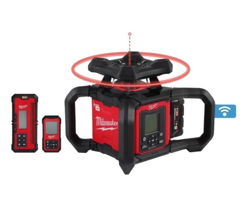 MILWAUKEE M18 RLOHV1200-501C - Laser poziomy obrotowy o zasięgu 1200m