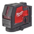 MILWAUKEE L4 CLLP-301C -Laser krzyżowy liniowo-punktowy akumulatorowy zielona wiązka