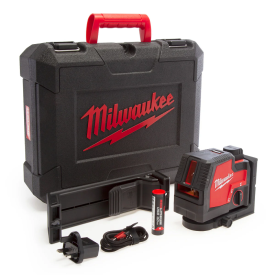 MILWAUKEE L4 CLLP-301C -Laser krzyżowy liniowo-punktowy akumulatorowy zielona wiązka