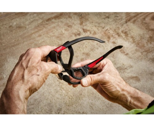 Milwaukee Premium Clear Safety Glasses with Gasket -1pc - Okulary ochronne bezbarwne z uszczelką