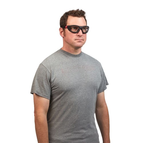 Milwaukee Premium Clear Safety Glasses with Gasket -1pc - Okulary ochronne bezbarwne z uszczelką