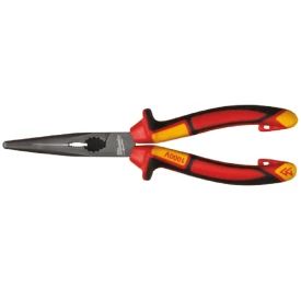 Milwaukee VDE Long 45 deg. Round Nose Pliers 205mm - Szczypce długie okrągłe VDE 