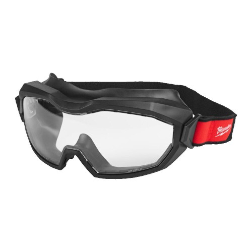 Milwaukee High-Profile Goggle Vented Clear - 1 pc - Gogle ochronne szerokie wentylowane bezbarwne