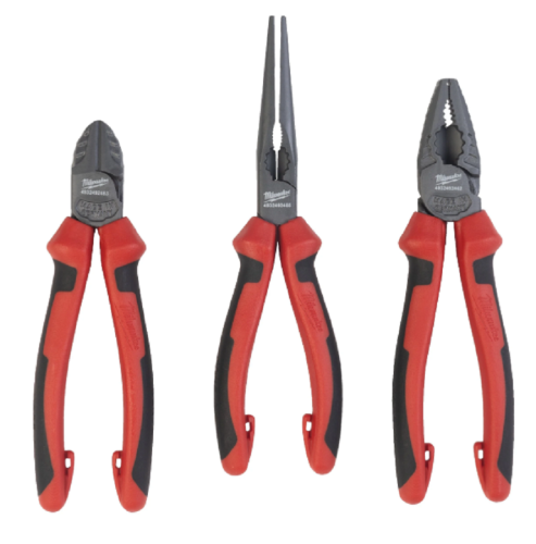 Milwaukee 3 pc Plier Set - Zestaw 3 szczypiec