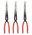 Milwaukee Hose Grip Pliers 3 pc Set - Zestaw 3 szt szczypiec długich ze szczękami oczkowymi 8/12.7/19mm