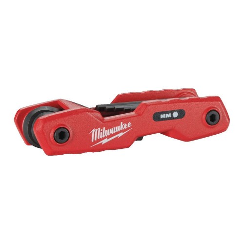 Milwaukee Metric Folding Hex Key Set - 8 pc-  Zestaw składanych kluczy imbusowych HEX 8 el.