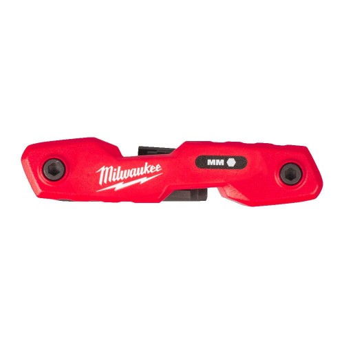 Milwaukee Metric Folding Hex Key Set - 8 pc-  Zestaw składanych kluczy imbusowych HEX 8 el.