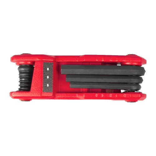 Milwaukee Metric Folding Hex Key Set - 8 pc-  Zestaw składanych kluczy imbusowych HEX 8 el.