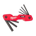 Milwaukee Metric Folding Hex Key Set - 8 pc-  Zestaw składanych kluczy imbusowych HEX 8 el.