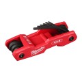 Milwaukee 9 pc Imperial Folding Hex Key Set -  Zestaw kluczy imbusowych ampulowych calowych w scyzoryku 9 szt