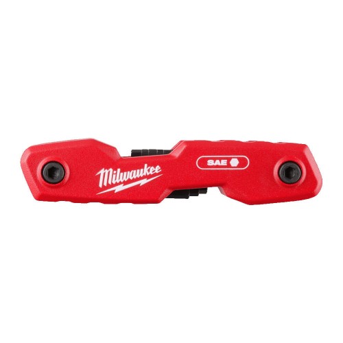 Milwaukee 9 pc Imperial Folding Hex Key Set -  Zestaw kluczy imbusowych ampulowych calowych w scyzoryku 9 szt