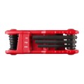 Milwaukee 9 pc Imperial Folding Hex Key Set -  Zestaw kluczy imbusowych ampulowych calowych w scyzoryku 9 szt